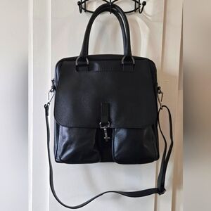 Ireri Italian Leather Unisex Briefcase Messager Travel Shoulder Hand Bag